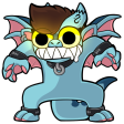 Gremlin Sciggles 3" Sticker