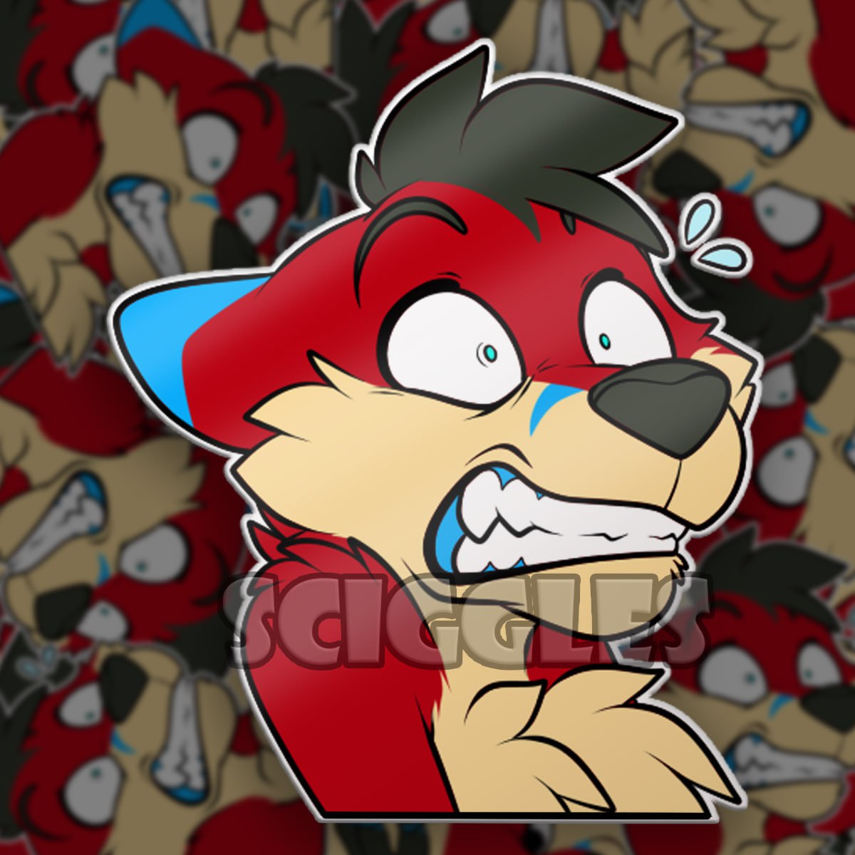 Jeepers Jericho_fox 3" Stickers