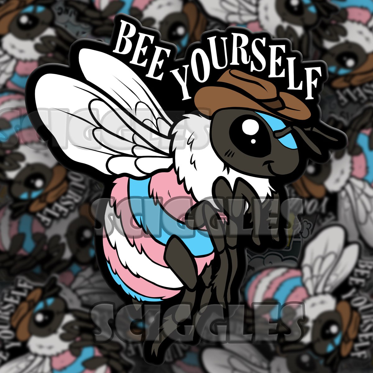 3" Vinyl Stickers - Bee Yourself