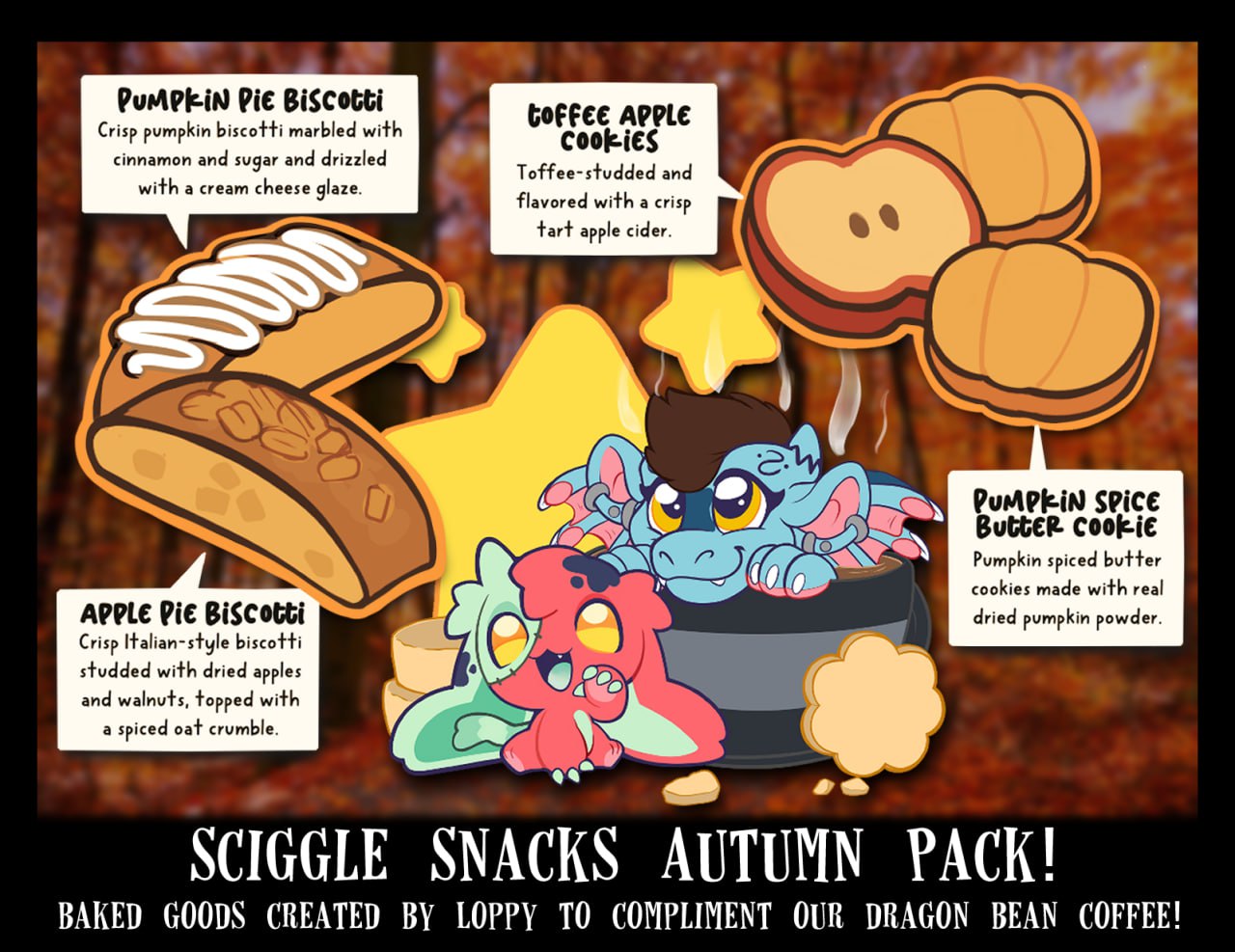 Sciggle Snacks Autumn Packs