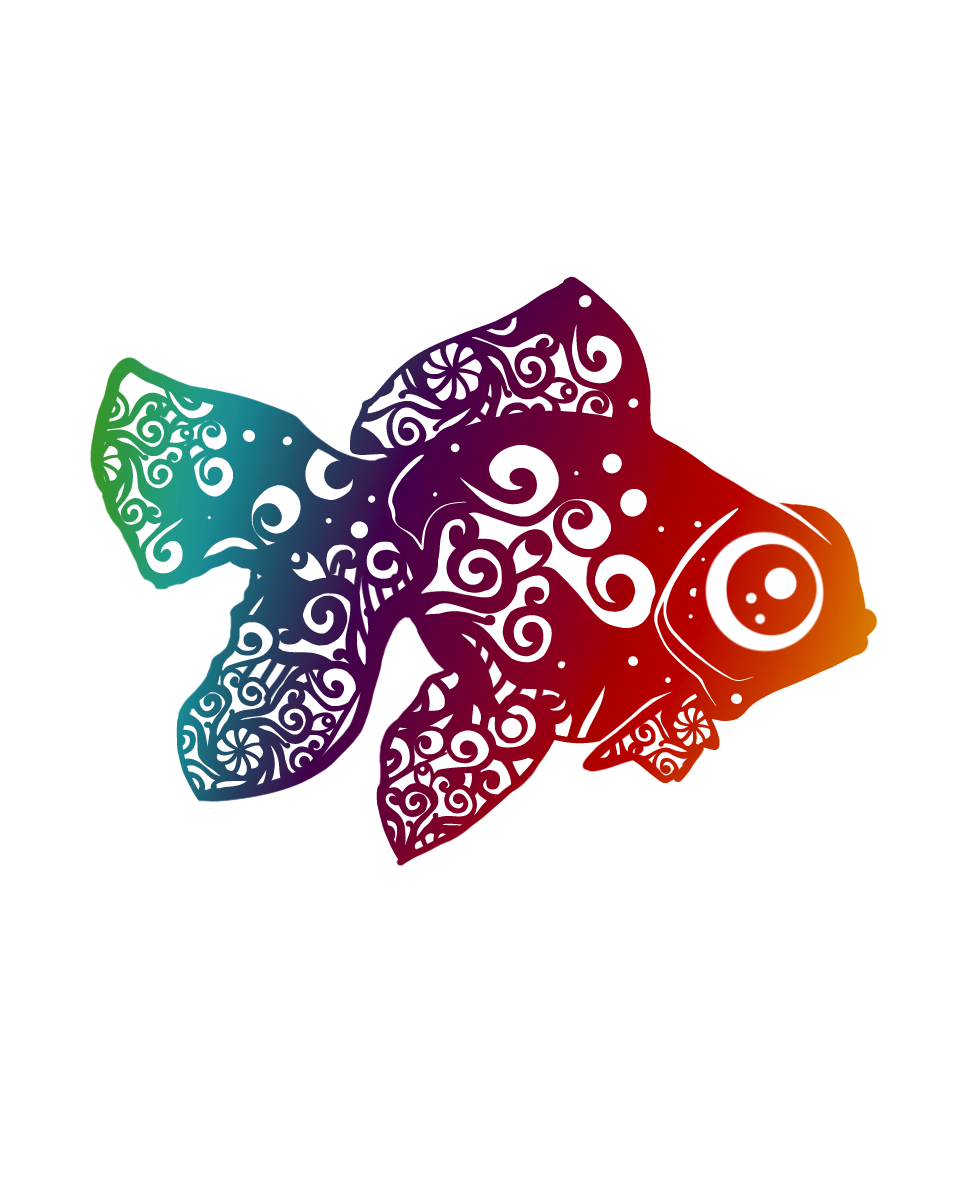 Goldfish 3" Stickers, Stickers - Sciggles