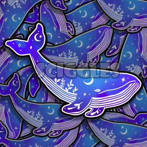 Whale 3" Stickers
