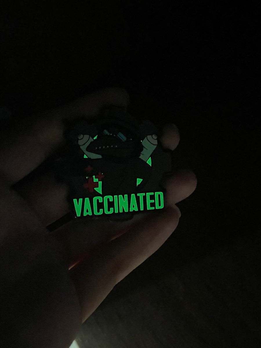 Vaccinated Enamel Pins – Sciggles