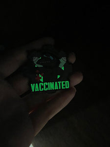 Vaccinated Enamel Pins