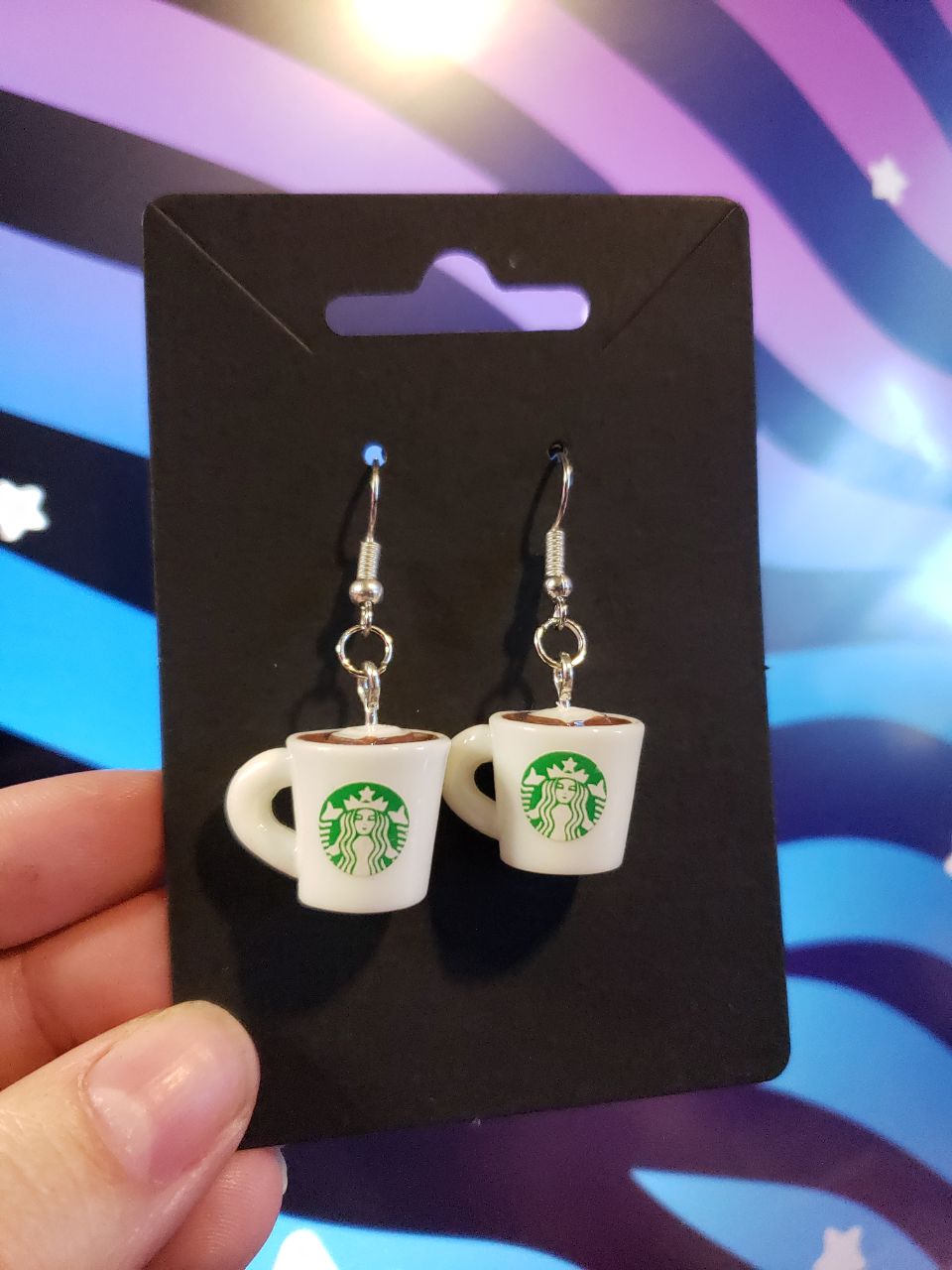 Starbucks Cappuccino Mug Earrings