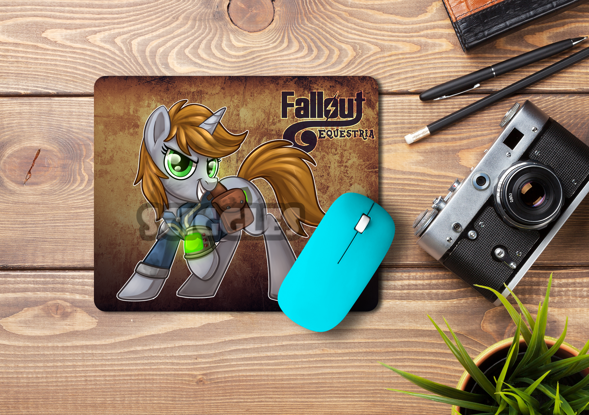 Pony Mousepads - Fallout Equestria, Mousepads - Sciggles