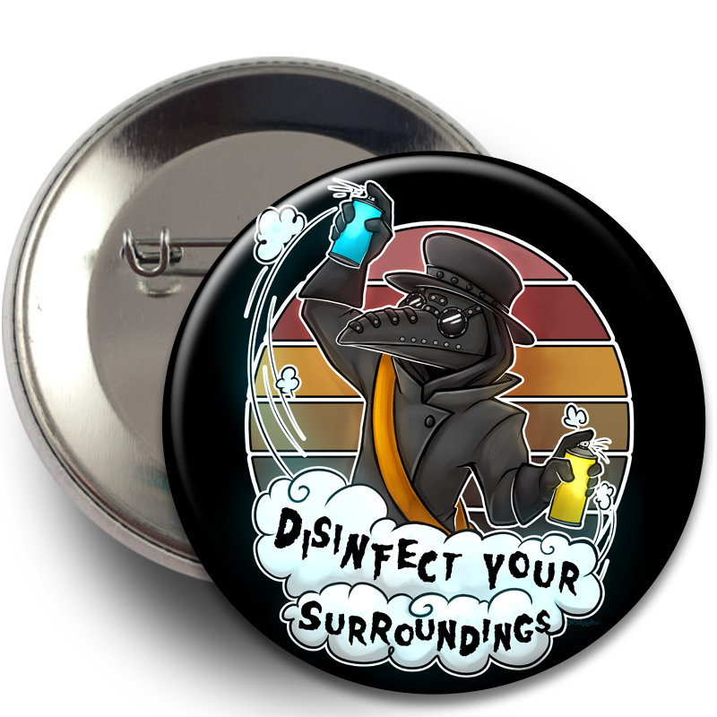 Buttons - Plague Doctor, Buttons - Sciggles