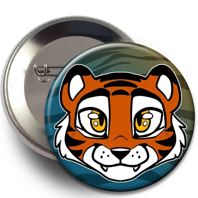 Tiger Shell Button Buttons - Animals – Sciggles