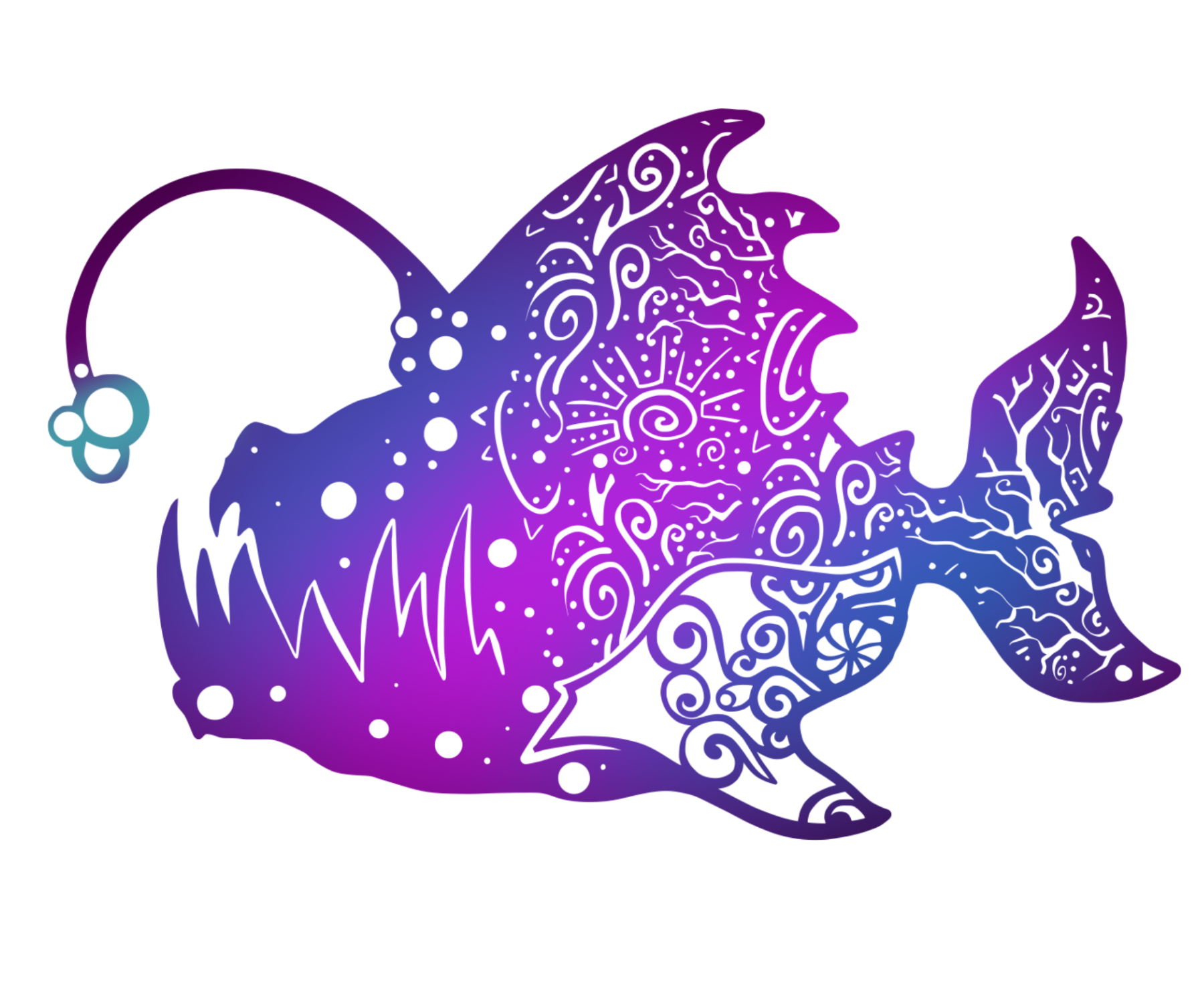 Anglerfish 3" Stickers, Stickers - Sciggles
