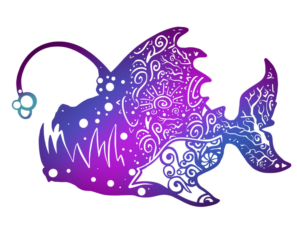 Anglerfish 3" Stickers, Stickers - Sciggles