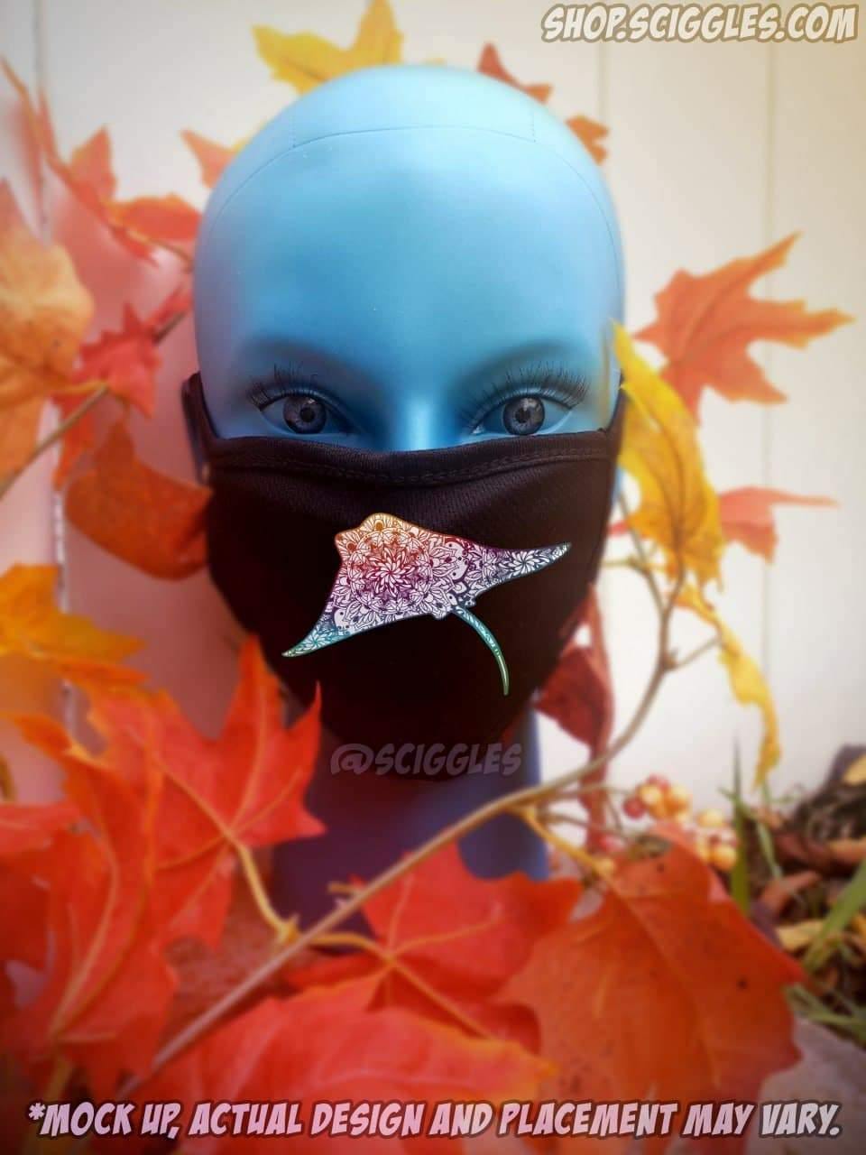 Face Masks - Mandala Ray, Face Masks - Sciggles