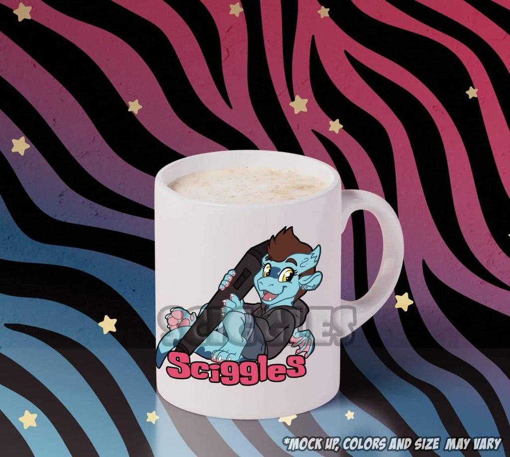 Sciggles Artist Logo Coffee Mug, Mugs - Sciggles