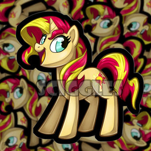 Pony 3" Vinyl Stickers