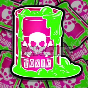 TOXIC 3" Stickers, Stickers - Sciggles